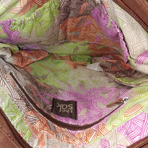 - The Sak Ventura Distressed Vintage Leather Convertible Backpack Bag Brow… - Picture 6 of 16